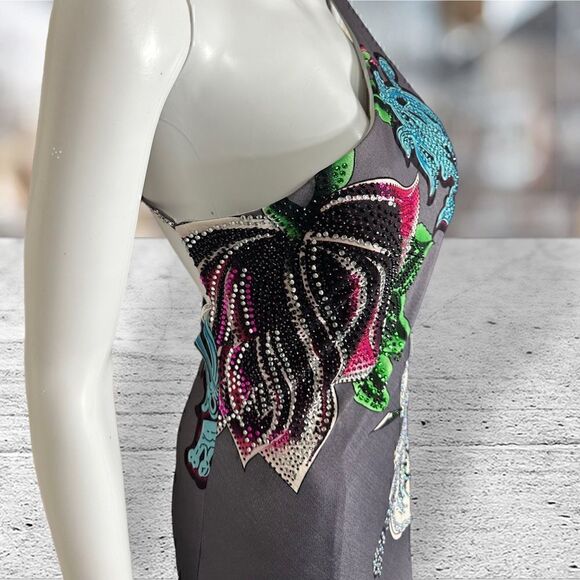 Tiffany Skull & Rose Formal Gown - Picture 3 of 9